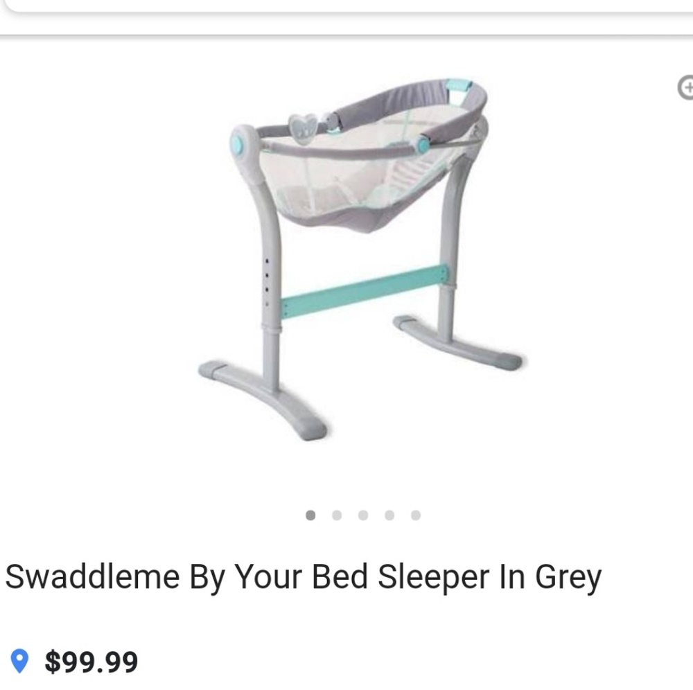 Swaddle me bedside bassinet